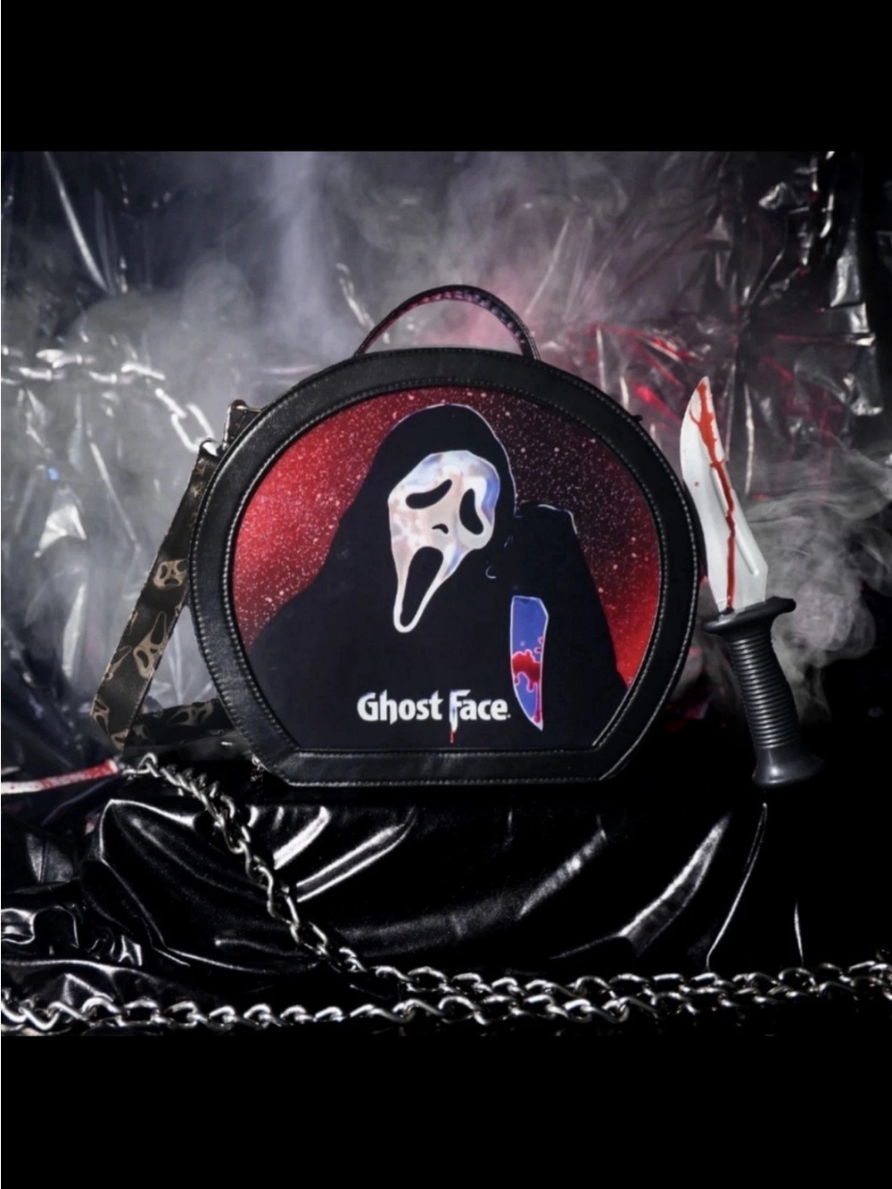 Glamlite x Ghost Face Lenticular Motion Makeup Travel Bag Limited Edition - NEW